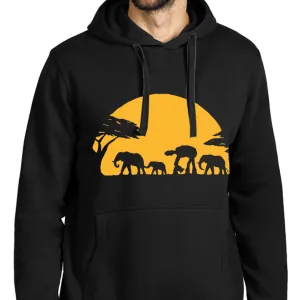 Hoodie crni - AT-AT Walker Safari