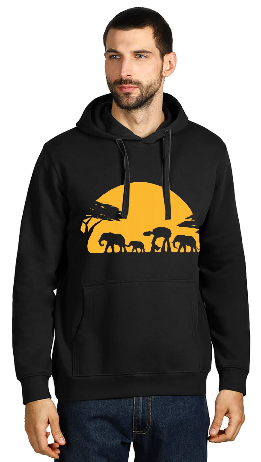 Hoodie crni - AT-AT Walker Safari