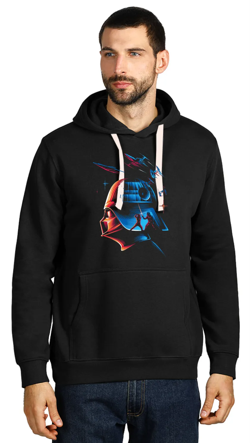 Hoodie crni - Darth Vader Tie Fighter