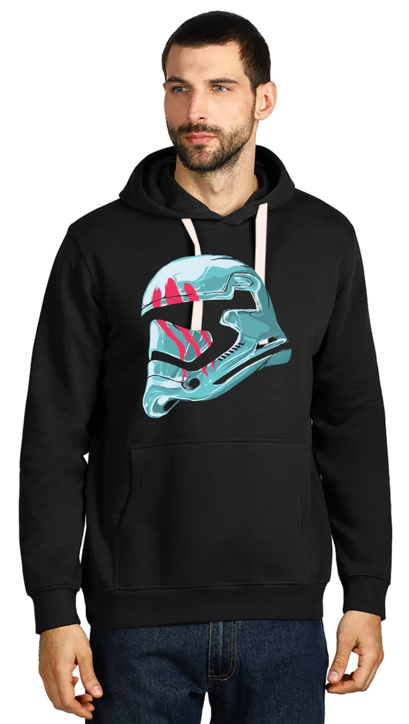 Hoodie crni - Stormtrooper war helmet