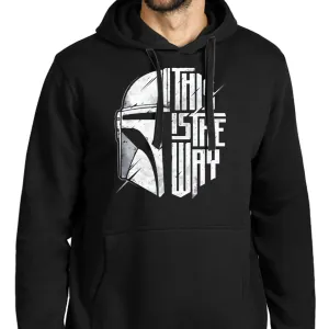 Hoodie crni – Mandalorian This is the way