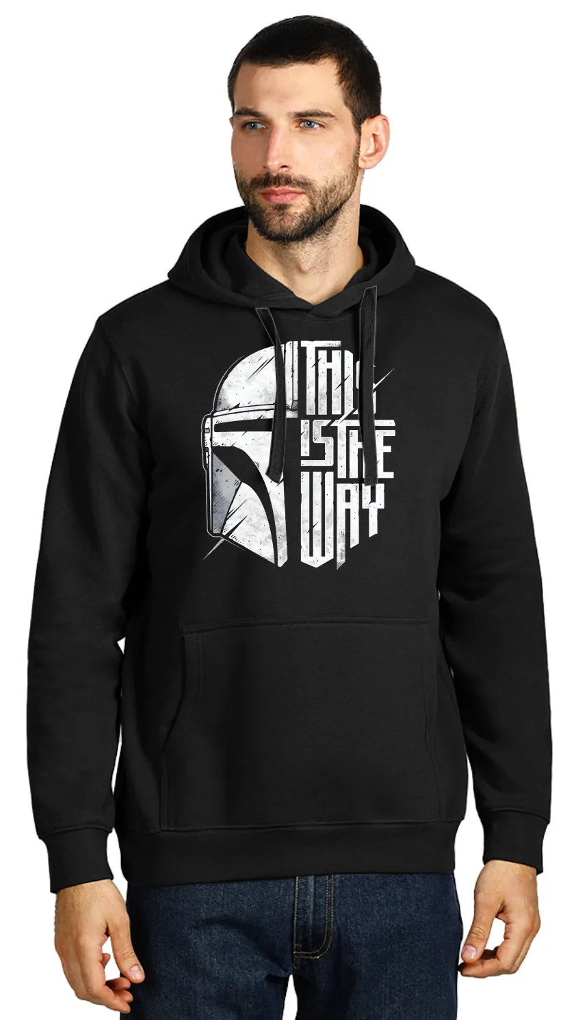 Hoodie crni - Mandalorian This is the way