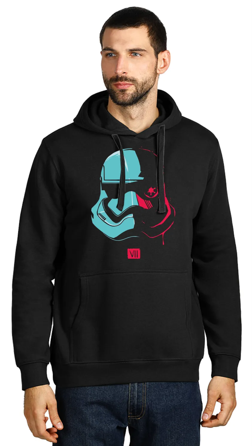 Hoodie crni - Stormtrooper Neon
