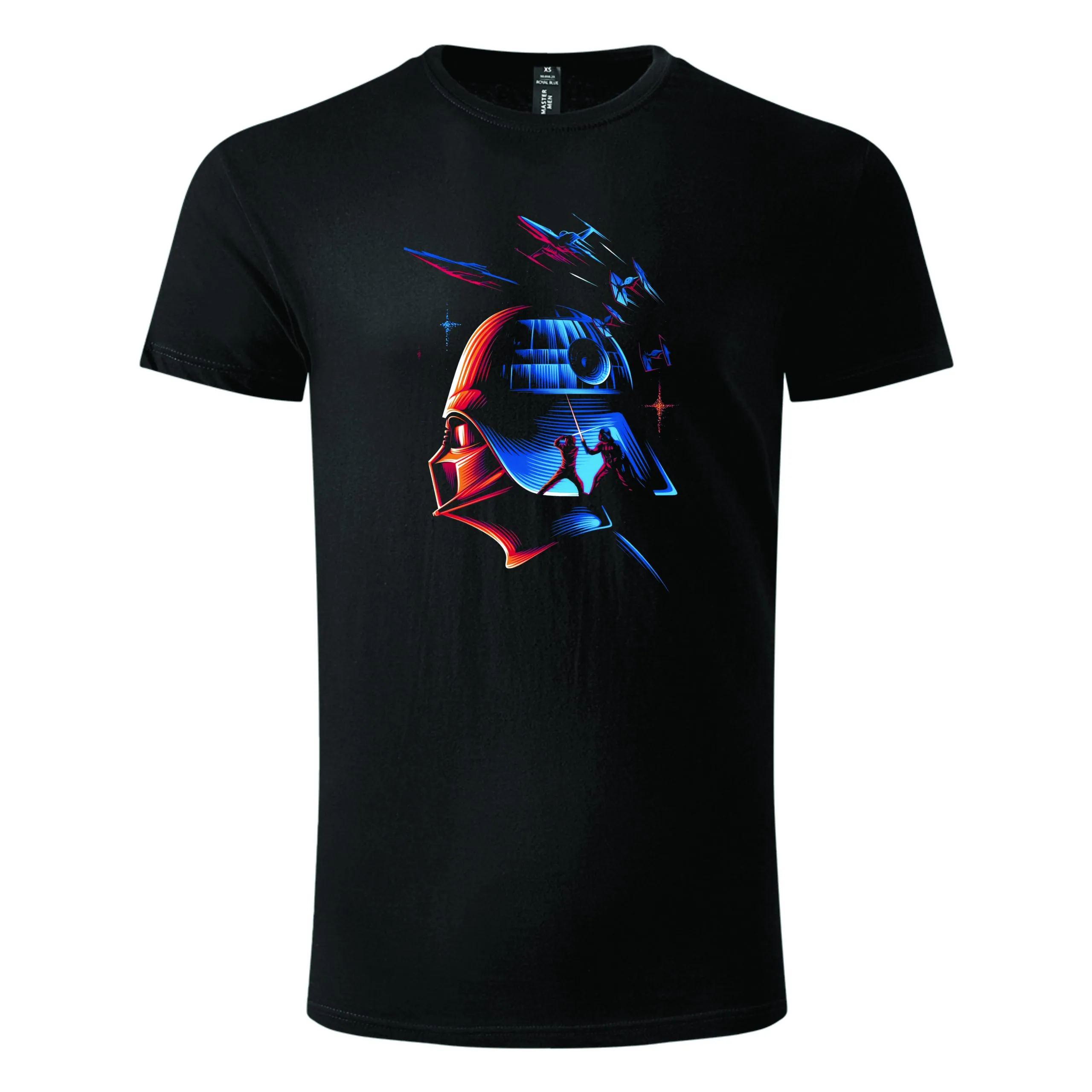 Majica kratkih rukava crna – Darth Vader neon thoughts