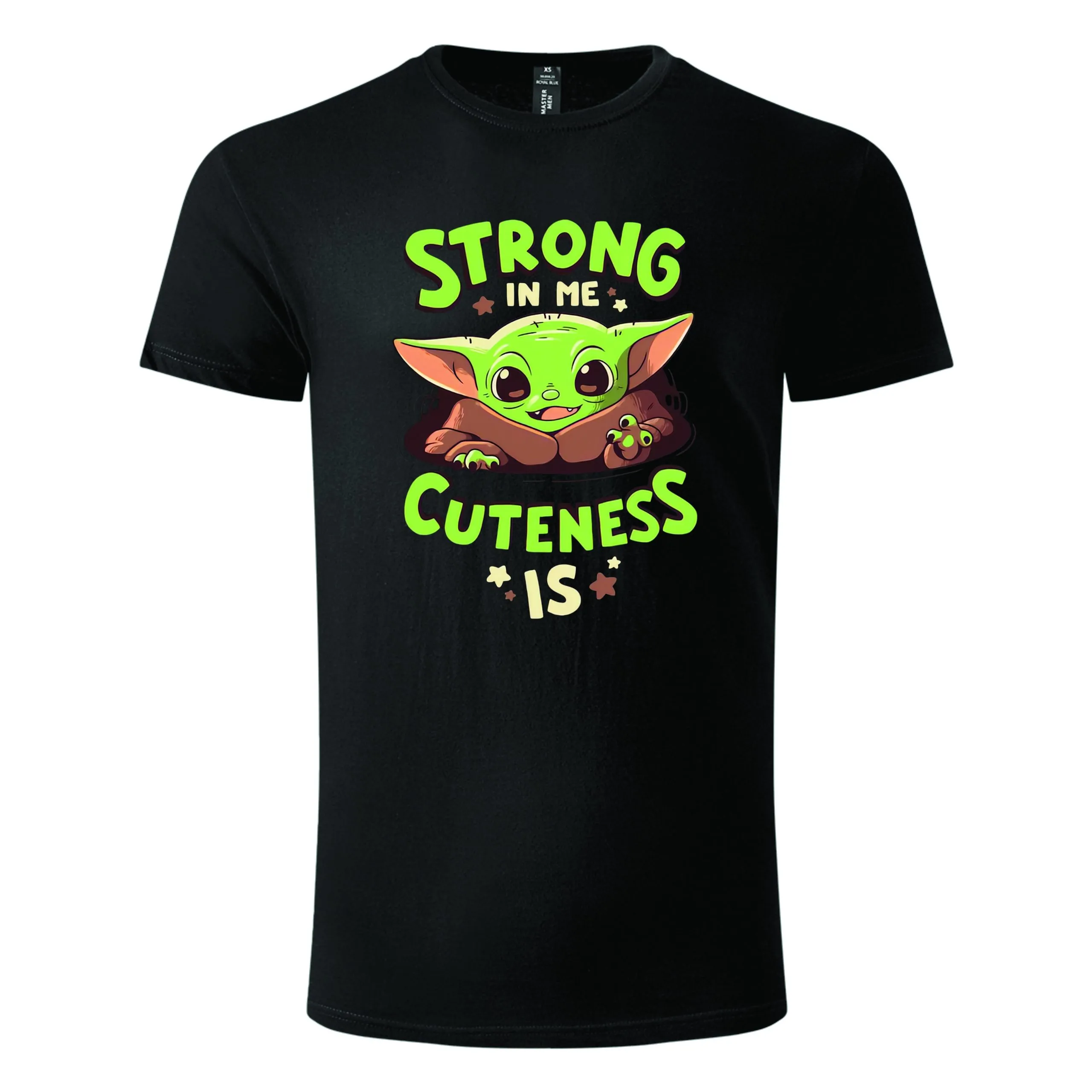 Majica kratkih rukava crna – Grogu Cutie Majica kratkih rukava crna – Grogu Cutie