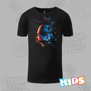 Dečija majica kratkih rukava crna – Darth Vader neon thoughts Dečija majica kratkih rukava crna – Darth Vader neon thoughts
