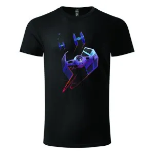 Majica kratkih rukava crna - Tie fighter neon night Majica kratkih rukava crna - Tie fighter neon night