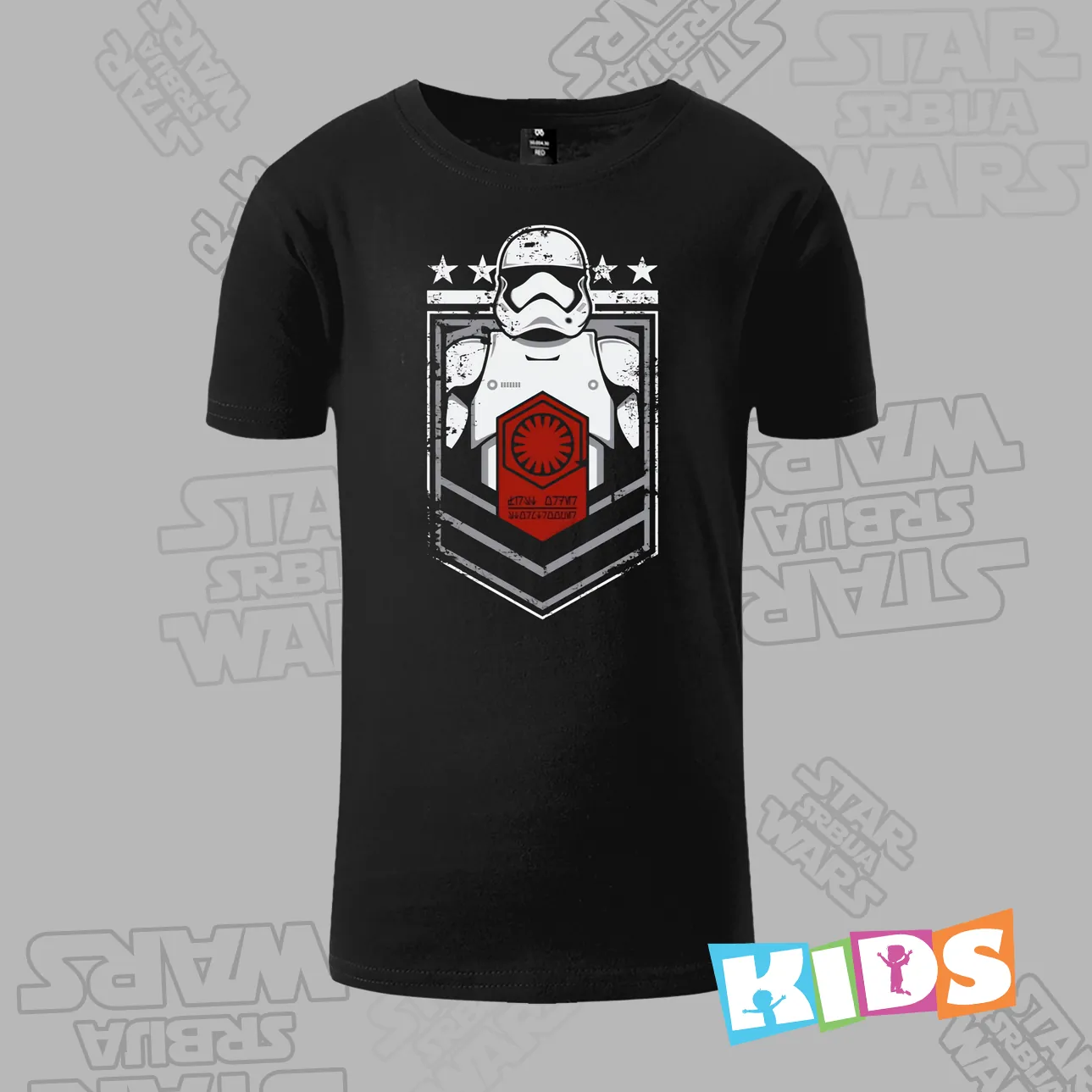 Dečija Majica kratkih rukava crna - Stormtrooper The Force Awakens