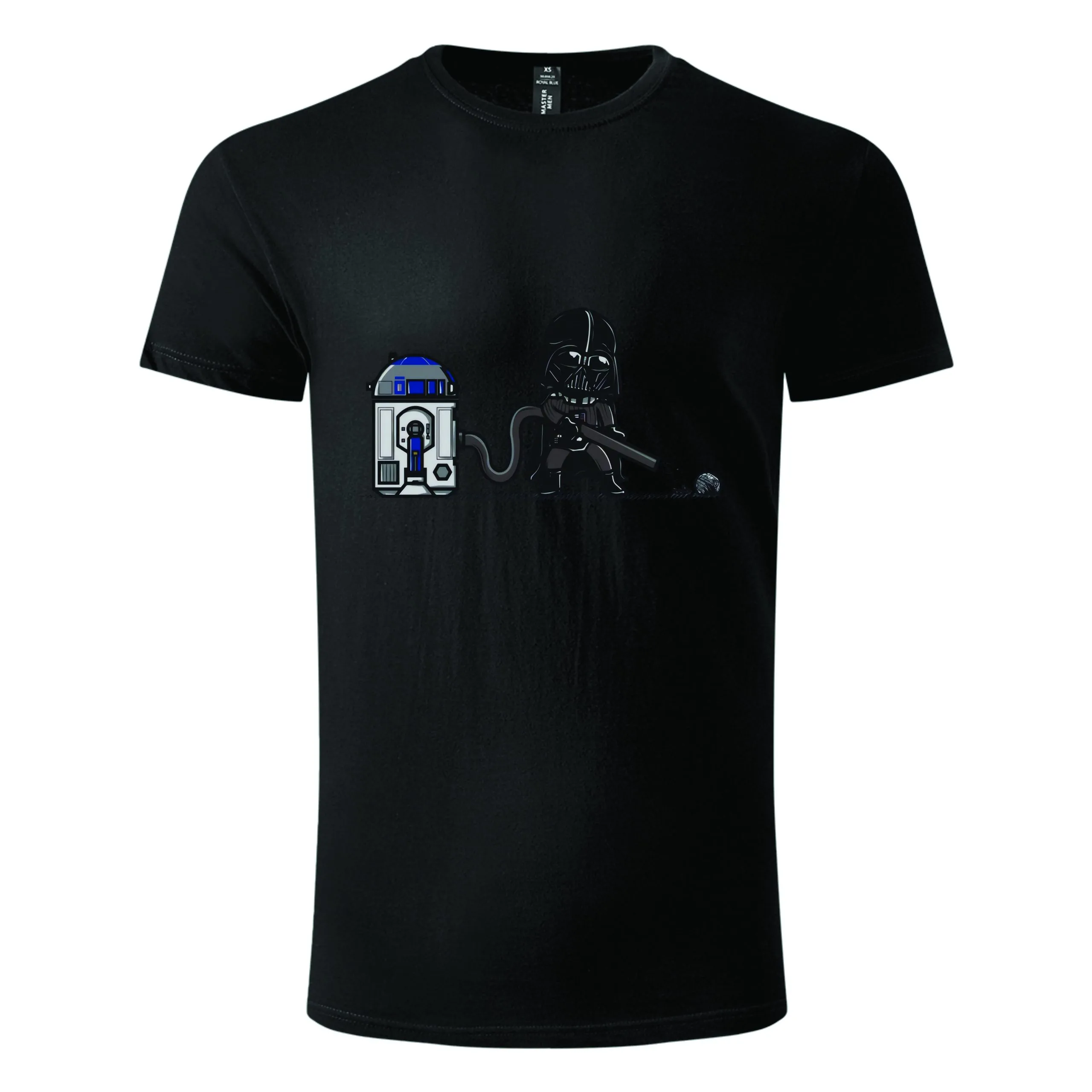 Majica kratkih rukava crna - Darth R2D2 usisvač