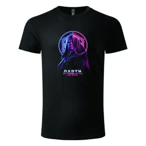 Majica kratkih rukava crna – Darth Sidious neon night