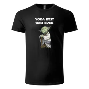 Majica kratkih rukava crna – Yoda best dad ever