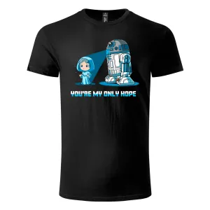 Majica kratkih rukava crna – You are my only hope