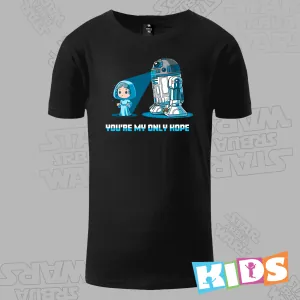Dečija Majica kratkih rukava crna – You are my only hope