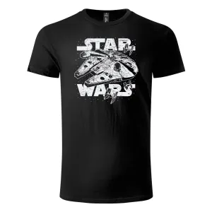 Majica kratkih rukava crna – Millennium falcon black and white Majica kratkih rukava crna – Millennium falcon black and white