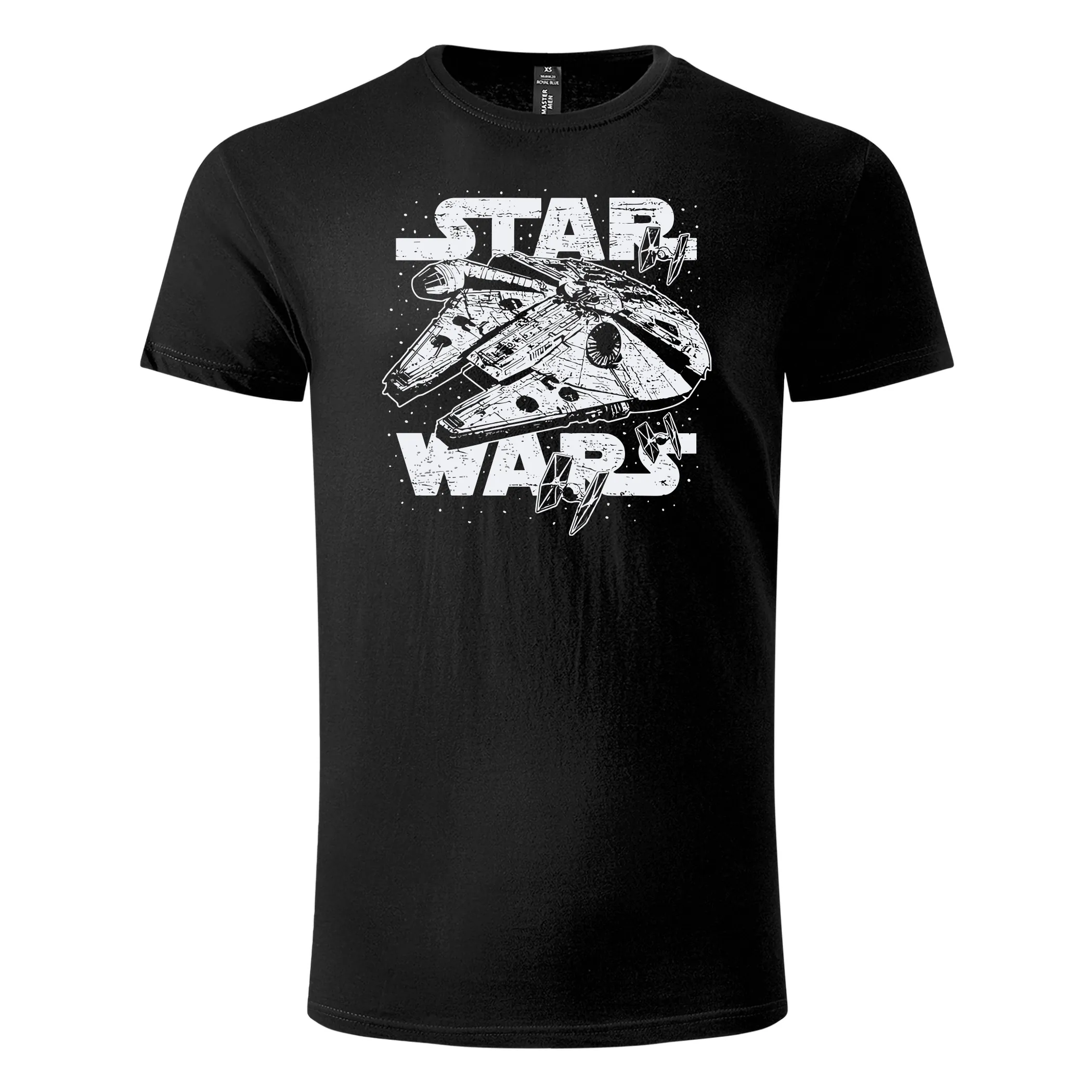 Majica kratkih rukava crna – Millennium falcon black and white Majica kratkih rukava crna – Millennium falcon black and white