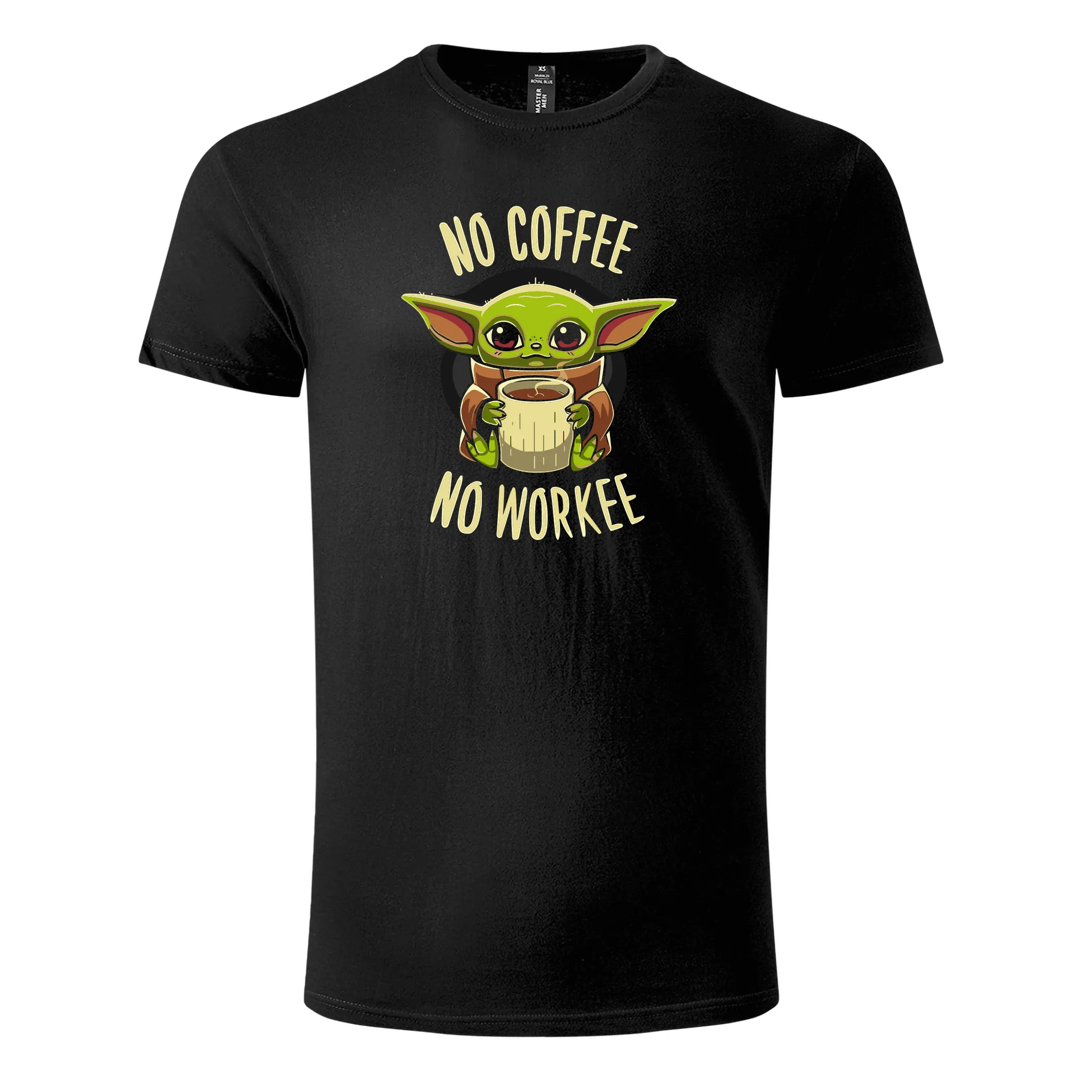 Majica kratkih rukava crna – Grogu no coffee Majica kratkih rukava crna – Grogu no coffee